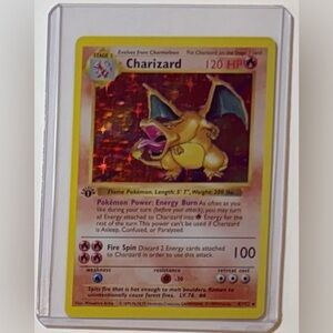 Charizard 004/102 Base Set (Shadowless) -1st Edition Holo- See Descripti…